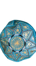 Pouf Étoile En Cuir Marocain