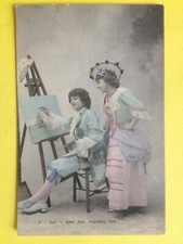 cpa d 1900 ARTISTE PEINTRE