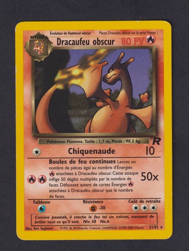 Pokémon dracaufeu obscur - pokémon,
