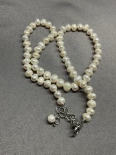 COLLIER DE PERLES D’EAU DOUCE BAROQUE . BIJOU , Perles De Culture