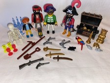 Playmobil 3939 Pirates Avec Trésor Vintage Île Bateau Complet Superbe