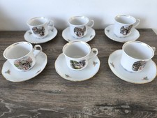 Lot 6 Tasses Anne Ehret Ranrupt Alsace - Porcelaine #2