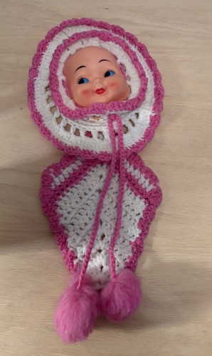 Crocheted plastic baby - baby, doll