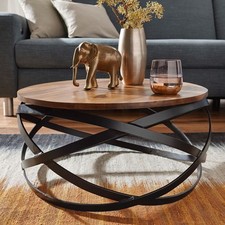 Finebuy table basse bois - basse,