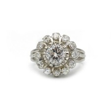 Bague marguerite or