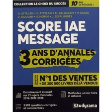 Score IAE message 3 ans