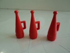 PLAYMOBIL vintage city pompier lot extincteurs 3234 3236 3366 3403 3491 3525