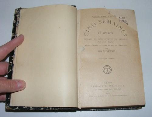Cinq semaines ballon livre - semaines,