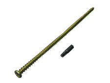 8 X Porte Fenêtre Béton Cadre Vis + Capuchons 7.5mm 92mm + Sans Torx Pointe -