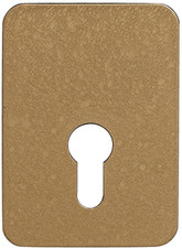 Contre-plaque CAVERS ISEO - pour verrou Arnov profil européen - bronze -