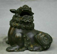 5.6" Marked Old China Bronze