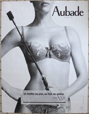 Affiche Lingerie Aubade Grand Format 130x100 Leçon N°125