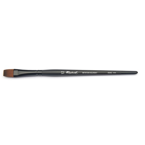 Pinceau plat aquarelle - -,