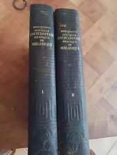 Nouvelle encyclopédie pratique de mécanique 2 tomes Henri Desarces Quillet 1934 