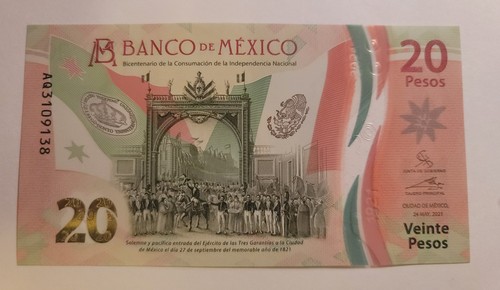 Peso mexican bill - mexican,