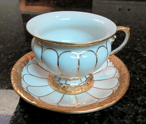 Vtg meissen form gold - x,