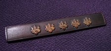 Ancienne épée de samouraï KOZUKA écusson de paulownia japonais EDO Katana Tsu...