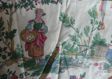 ANCIEN TISSU VINTAGE FRENCH