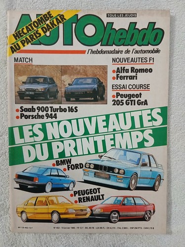 Auto hebdo 453 1 1985 - hebdo, 10/1/1985
