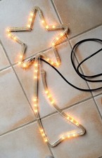 Étoile filante de Noël extérieur électrique, 67x29cm au plus large