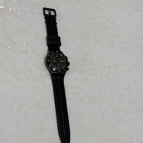 Swatch watch black chronograph - swatch,