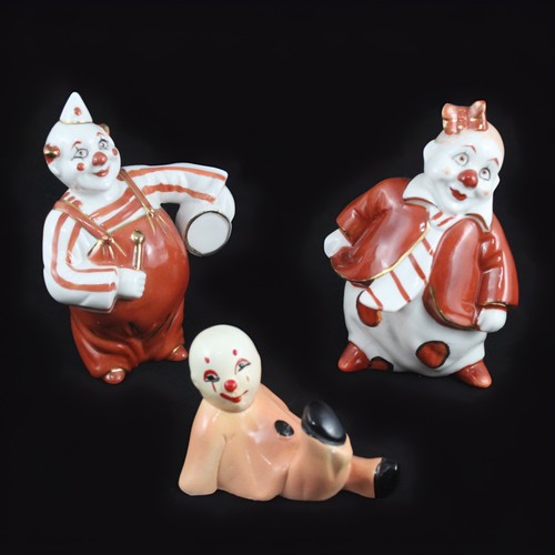 Figurines clowns cirque en - figurines,