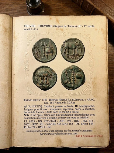 Monnaie gauloise bronze des - gauloise,