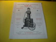 DEPLIANT D EPOQUE POMPE A