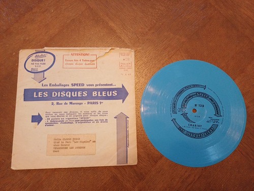 Les disques bleus vynile 45 - disques,