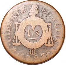 O9197 Convention Un sol balances An II 1793 BB Strasbourg ->Make offer