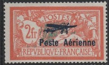 FRANCE STAMP TIMBRE AVION N° 1 " MERSON 2F VARIETE HAUBAN BRISE " NEUF xx TTB