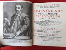 MEDECINE Praesagienda vita & morte Aegrotantium Prospero ALPINI 1754 39