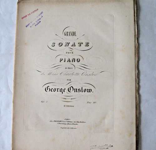Partition grande sonate pour - grande,