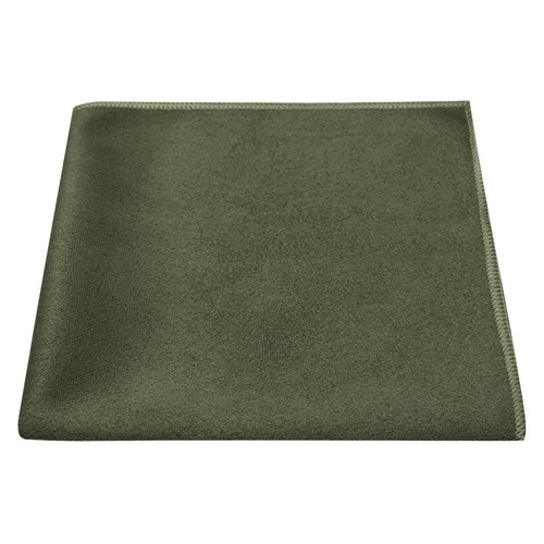 Carré poche daim vert - en,