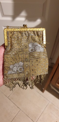 Ancien sac bal aumoniere - ancien,