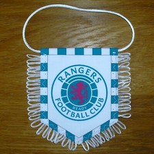 GLASGOW RANGERS FC  - Fanion en tissu, neuf 