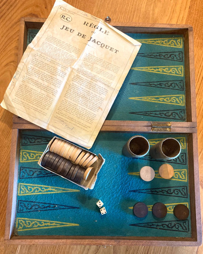 Jeu ancien backammon - de,