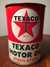 Texaco Motor Oil 1 One U.S