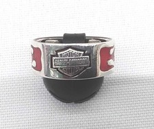 Bague argent harley davidson - bague,