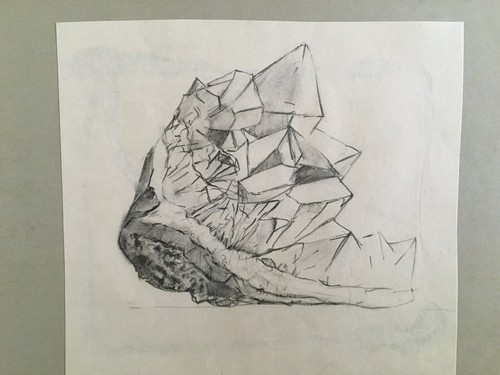 Très beau dessin minéraux - beau,