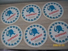 LOT 6 SOUS BOCKS A  BIERE ANCIEN ELEPHANT CARLSBERG