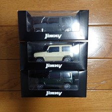 Lot de 3 couleurs, JB64W, vert/gris/mousseline, 1/43, Jimny, voiture miniature