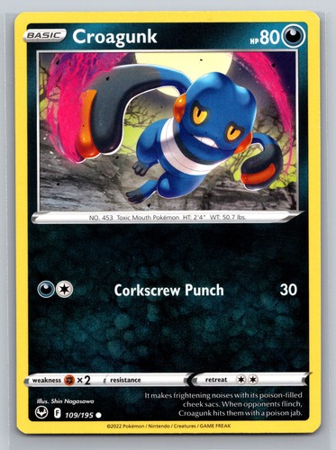 Croagunk 109 195 silver - 109/195,