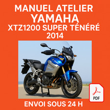 Manuel Atelier Yamaha XTZ 1200 Super Ténéré 2014 Revue Technique Moto RMT CD PDF