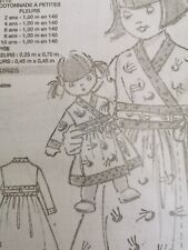 T19 PATRON POUPEE EMILIE MODES & TRAVAUX  ROBE ELEGANTE DECEMBRE 2012