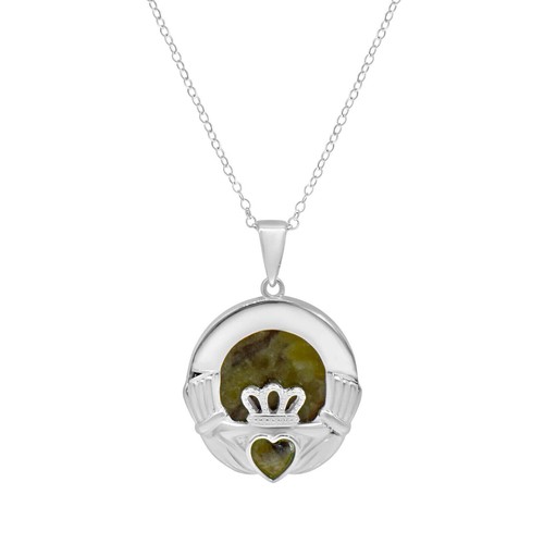 Pendentif pladdagh argent - pendentif, en