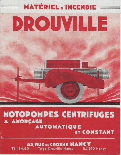 Drouville matériel incendie - drouville,