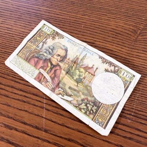 Ancien billet francs - ancien, 10