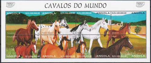 Angola 1997 pur sang palomino - 1997,
