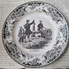 ASSIETTE CREIL 1830 Le
